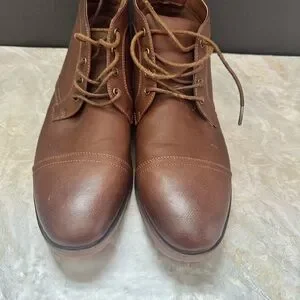 London Fog | Shoes | Mens Brown London Fog Leather Boots 5  display picture 2